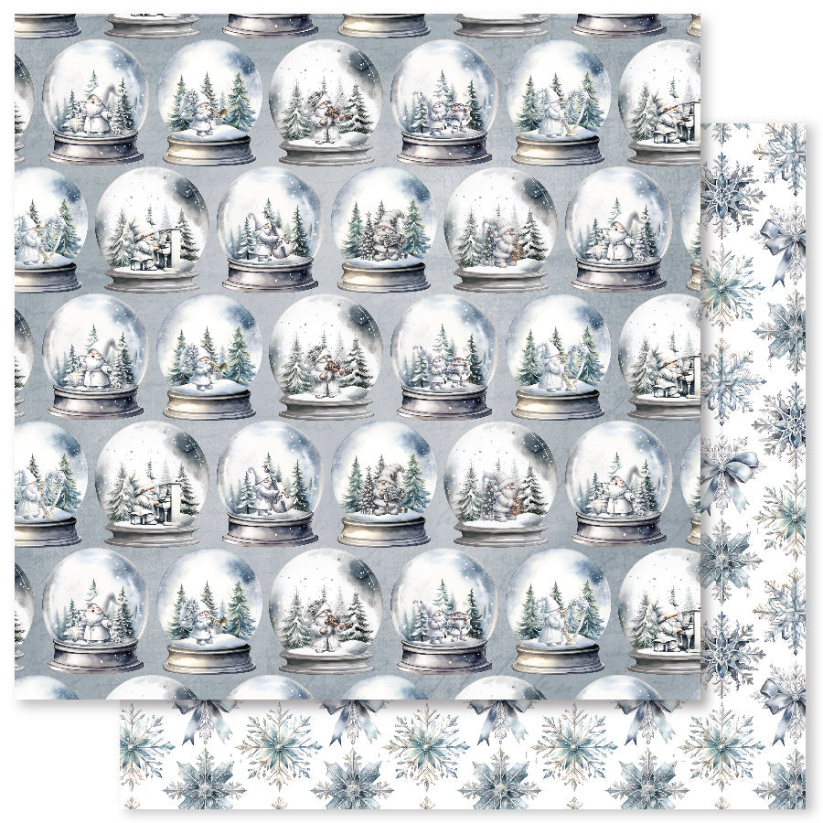 Collection de papiers Noël Blanc 6x6 32910