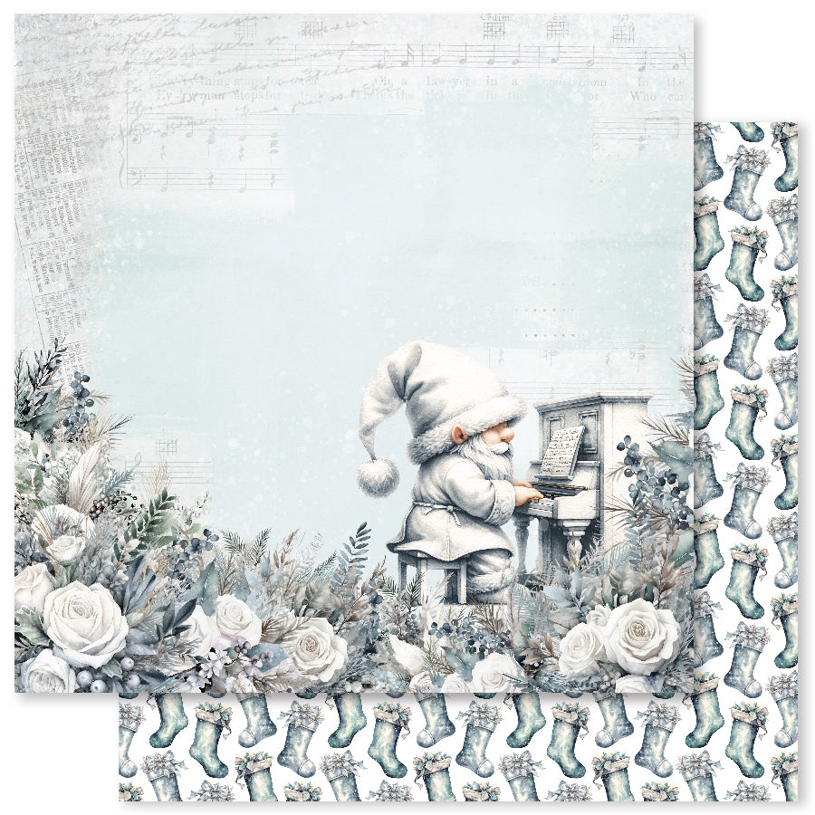 Collection de papiers Noël Blanc 6x6 32910