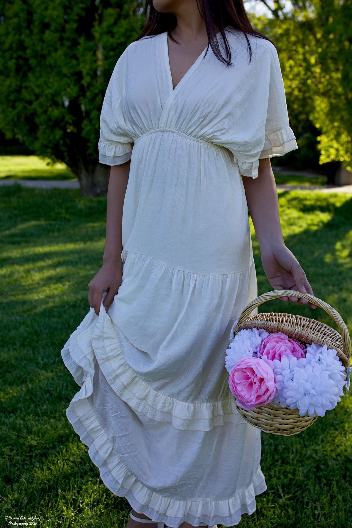 Flowy Maxi Dress with Ruffles Details