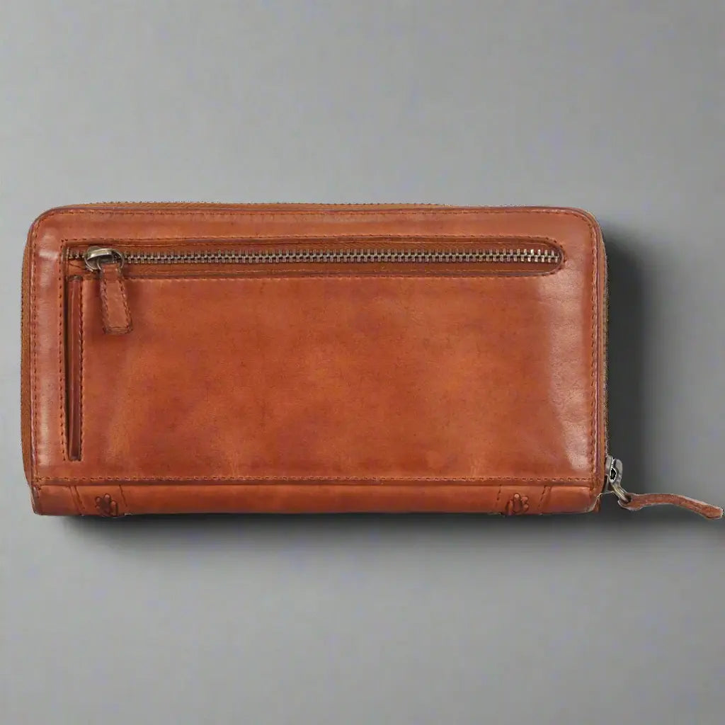 Portefeuille zippé pour femme