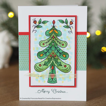 Tampon Nordic Tree 4 po x 6 po