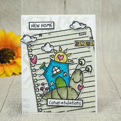 Woodware Clear Singles Scrap Washi 4 in x 6 in Stamp