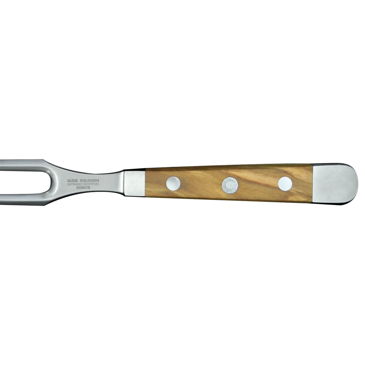 ALPHA OLIVE | Meat Fork 7"  | Forged Steel / Olive wood handle