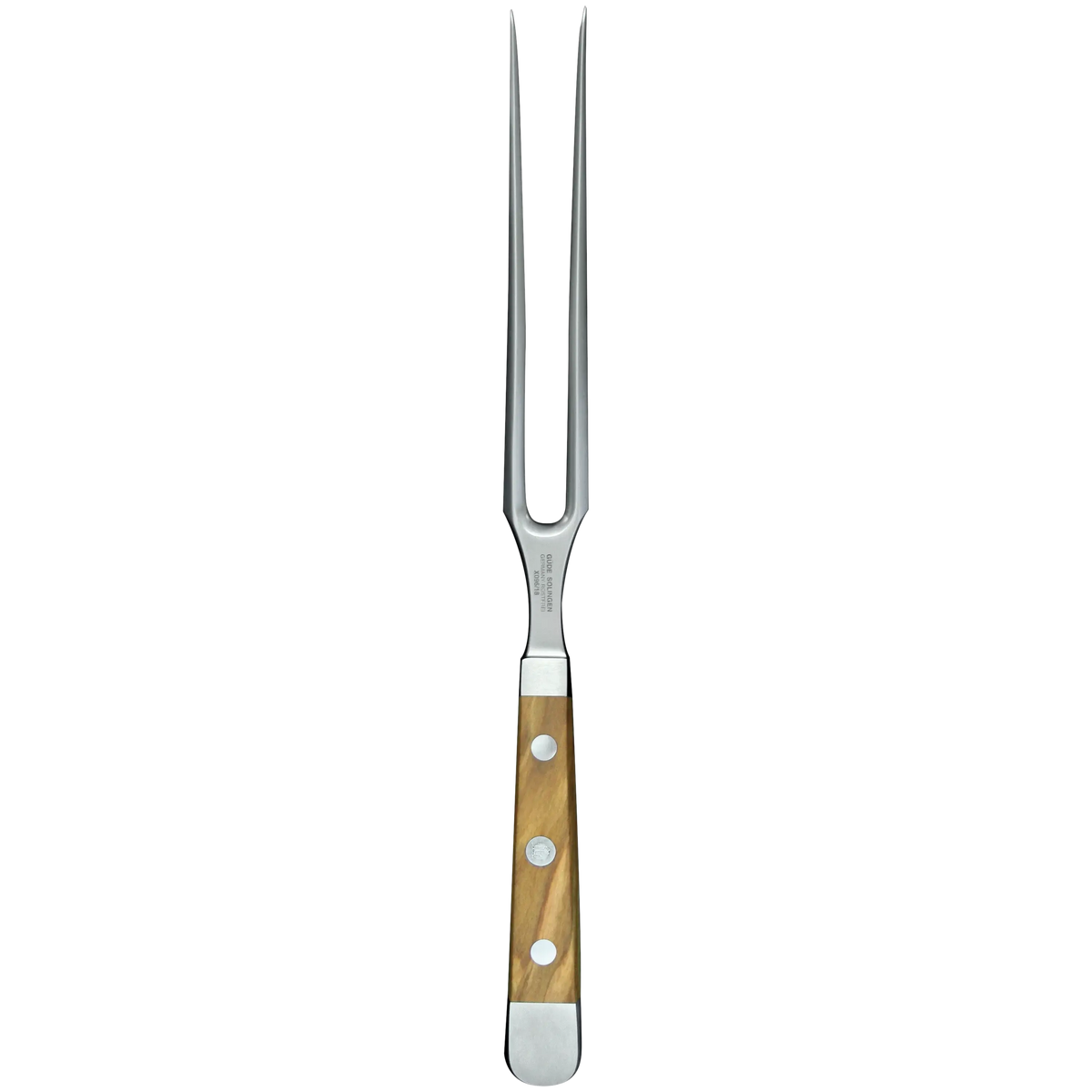 ALPHA OLIVE | Meat Fork 7"  | Forged Steel / Olive wood handle