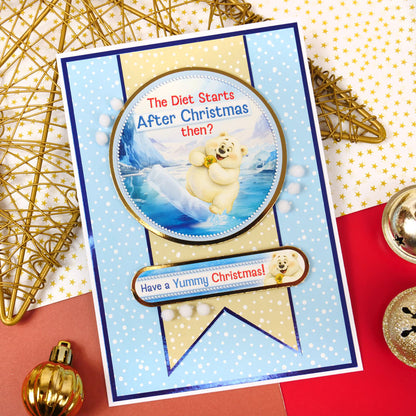 Christmas Crackers Topper Sheet - Winter Wishes