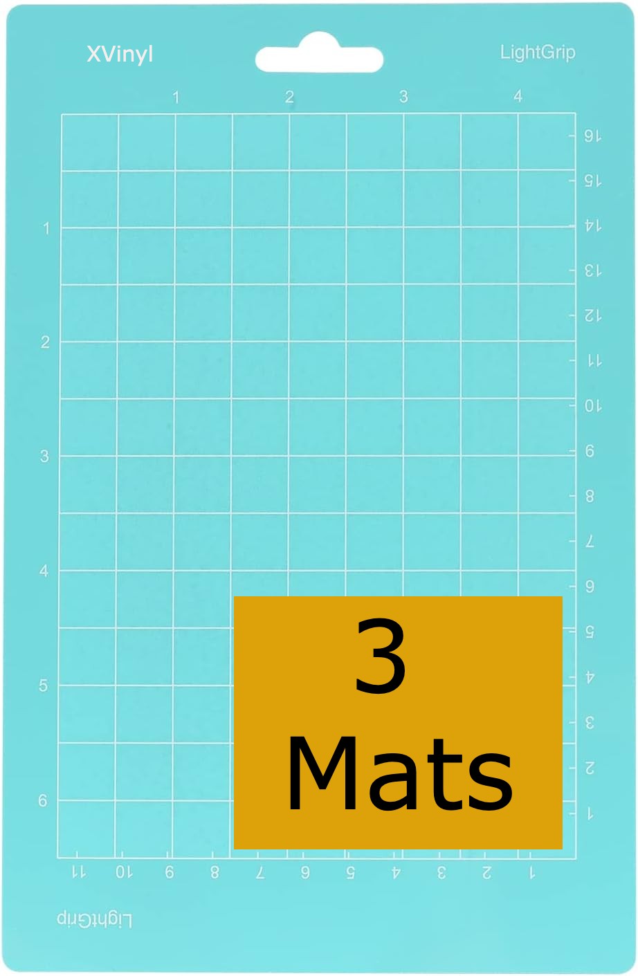 Tapis de découpe XVinyl pour Cricut Explore/Air 1/ Air 2/ Cricut Joy - Tapis adhésif de qualité supérieure