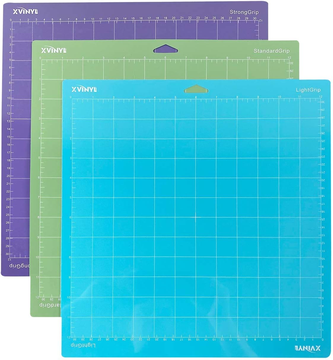 Tapis de découpe XVinyl pour Cricut Explore/Air 1/ Air 2/ Cricut Joy - Tapis adhésif de qualité supérieure