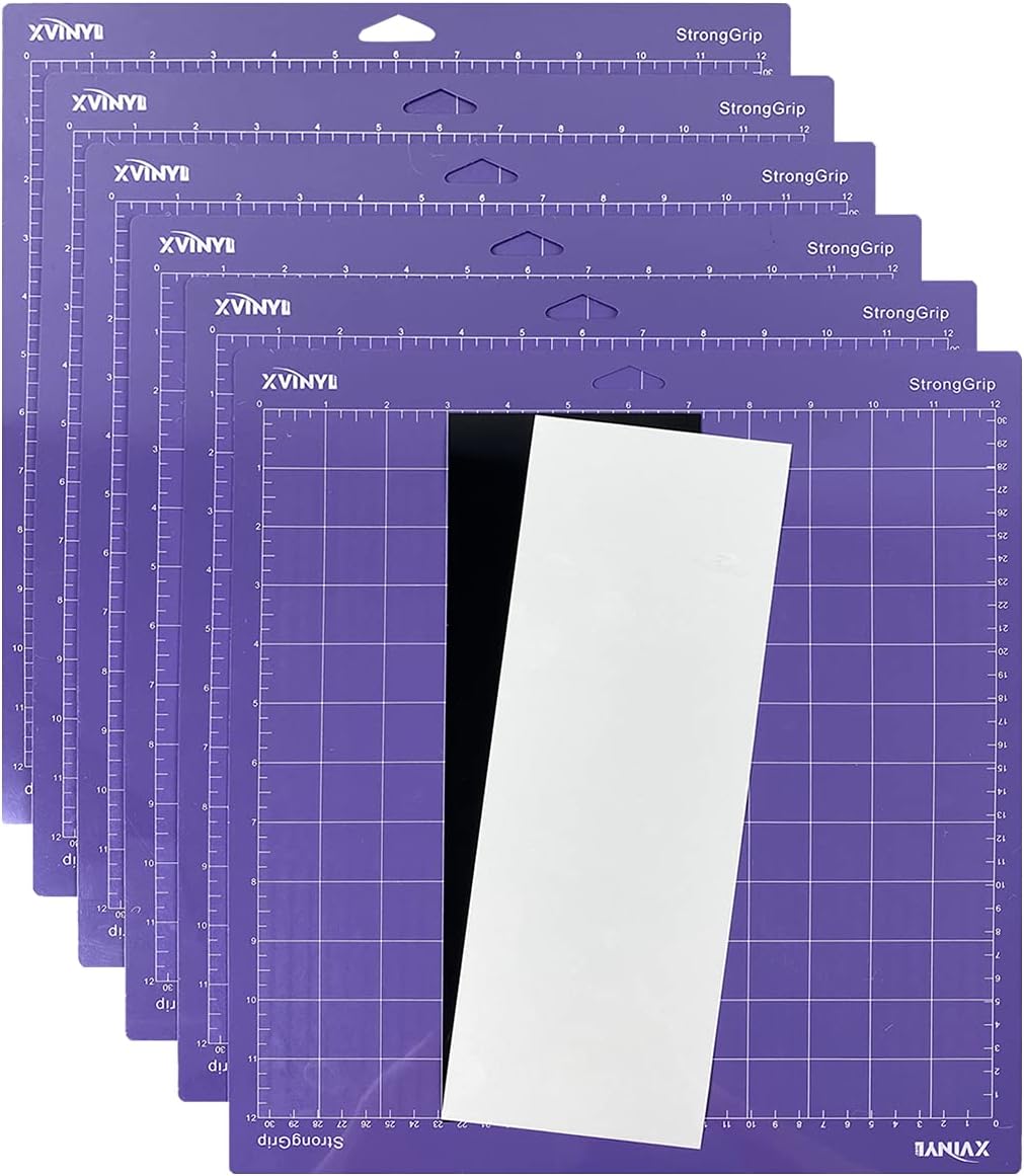 Tapis de découpe XVinyl pour Cricut Explore/Air 1/ Air 2/ Cricut Joy - Tapis adhésif de qualité supérieure