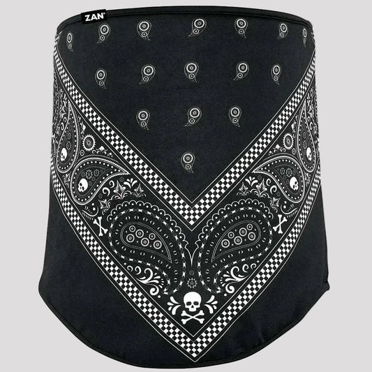 ZANheadgear Black Paisley Motley Tube