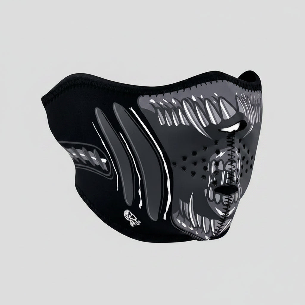 Demi-masque en néoprène ZANheadgear Alien