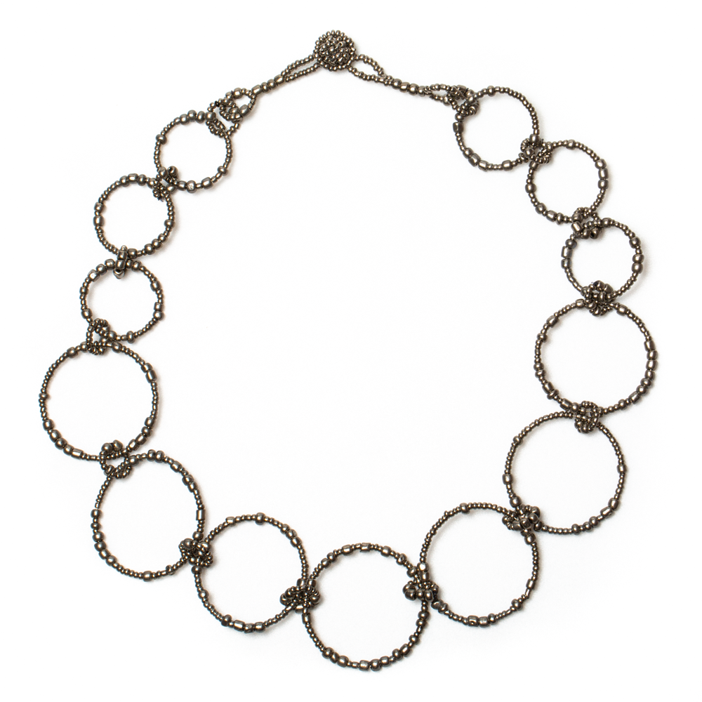 Beaded Hoop Necklace - ZN6201