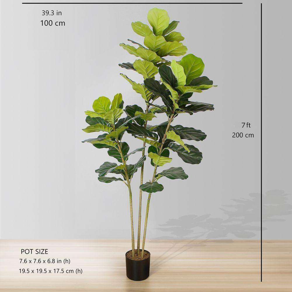 Plante artificielle en pot Alva Fiddle Leaf (Plusieurs tailles)