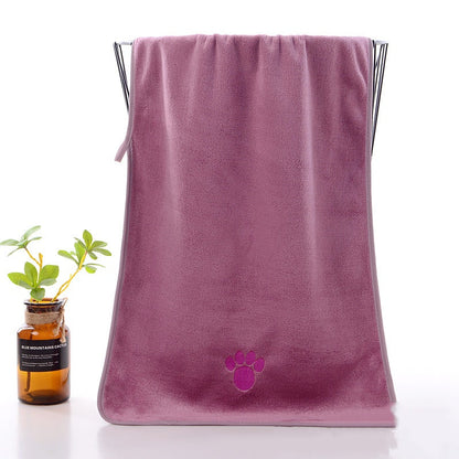 Polyester Pet Cat Dog Bath Quick-drying Towel