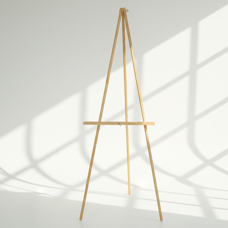 62'' Full Standing Display Easel, Elm Wood
