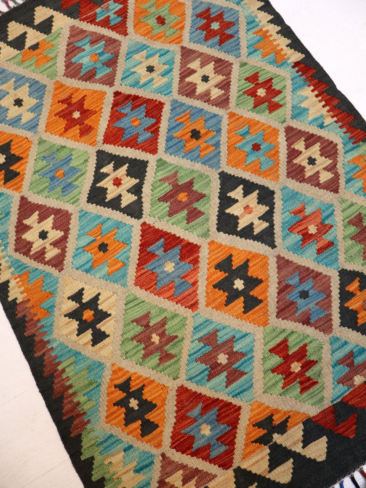 Afghan Maimana Kilim Rug | 2' 9" x 4' 2"