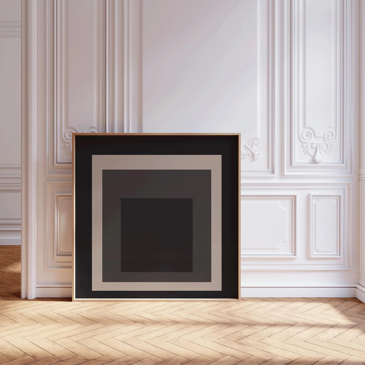 Josef Albers Inspired - Elegance - Homage to the Square Giclee Print: Mid-Century Modern Art