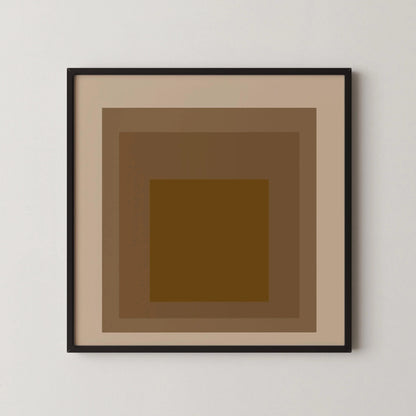 Josef Albers 'Going Dutch' Giclee Print: Mid-Century Modern Art 'Homage to the Square'