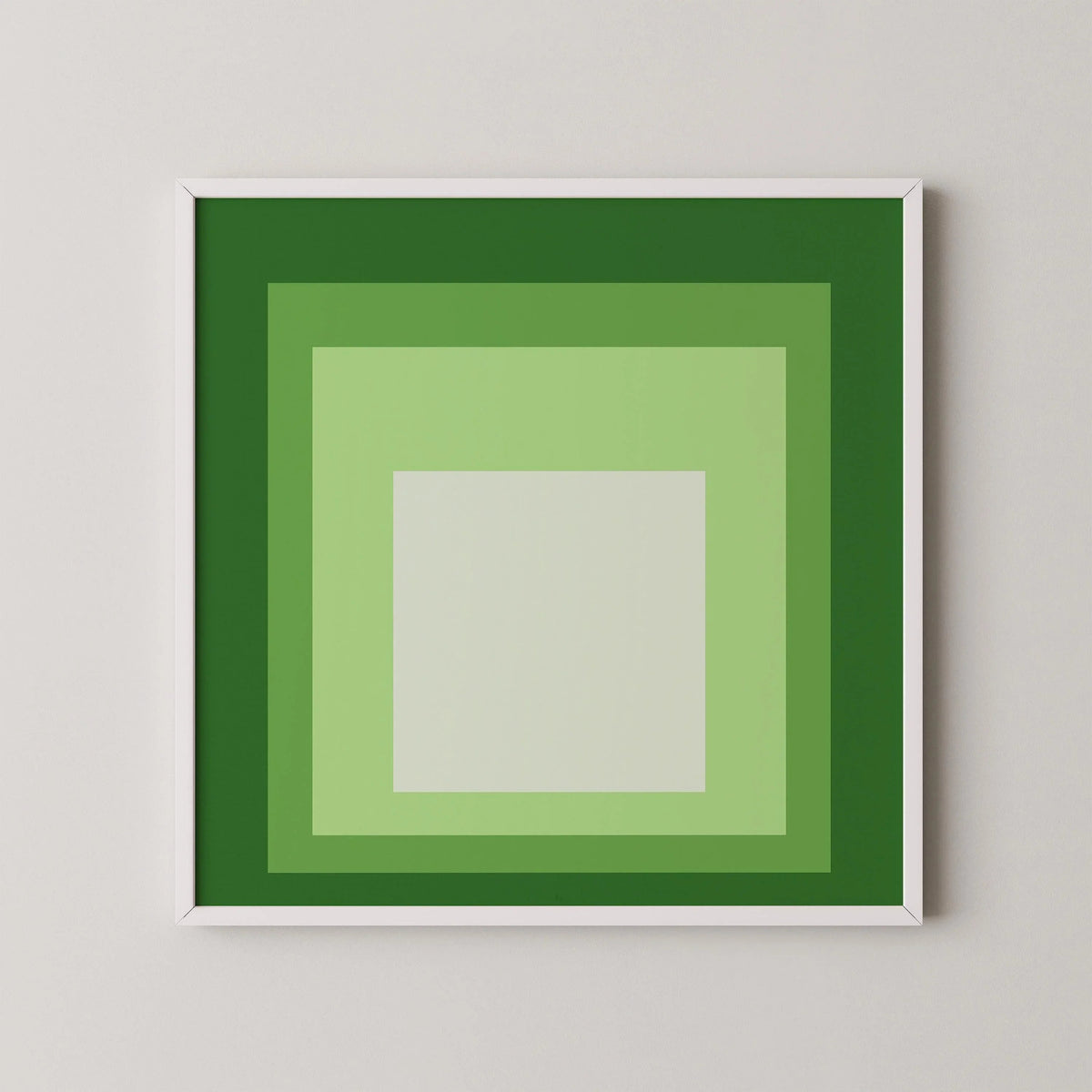 Josef Albers Inspired 'Homage to the Square' Giclee Print: Mid-Century Modern Art