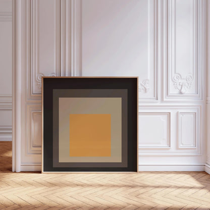 Inspired by Josef Albers - Thousand-Year Egg - 'Homage to the Square' Giclee Print: Mid-Century Modern Art