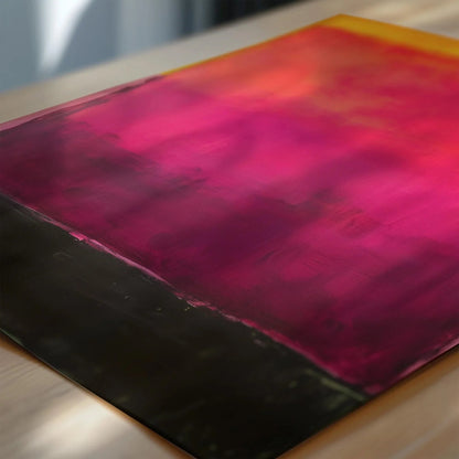 After Mark Rothko - Black and Purple (Colour Field: AI) | Modern Abstract Art (Available handframed or unframed)