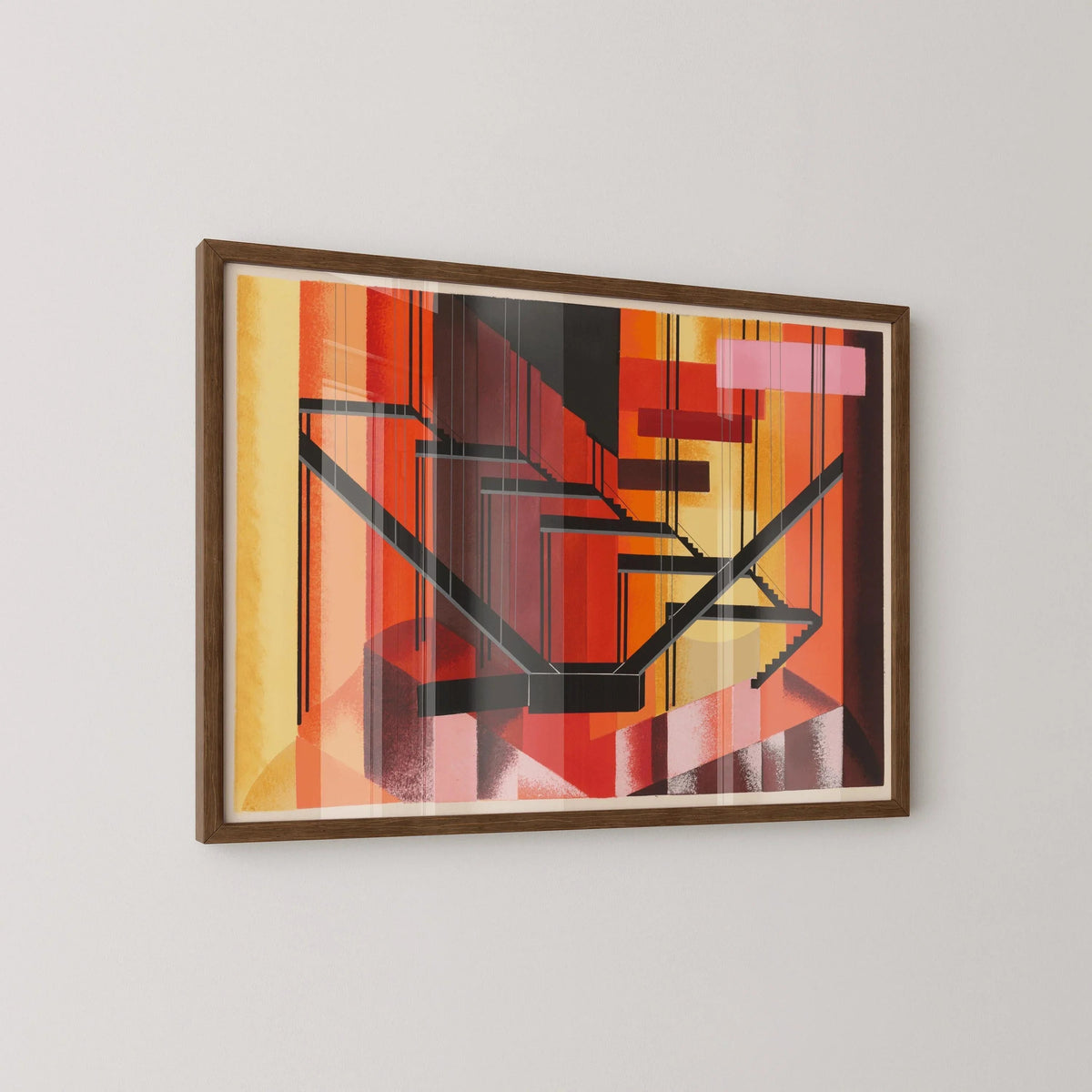 Alexandra Exter - Maquettes de Théâtre 13 ESTAMPE | Art abstrait inspiré du Bauhaus | Décoration murale moderniste audacieuse disponible encadrée