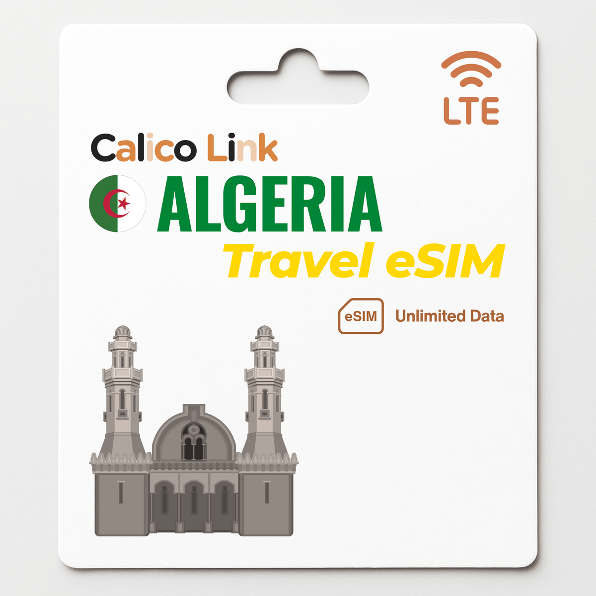 eSIM Algérie Voyage Données Illimitées