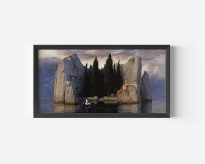 Arnold Böcklin - L'Île des morts | Art symboliste étrange et évocateur | IMPRESSION | Disponible encadré 2x1
