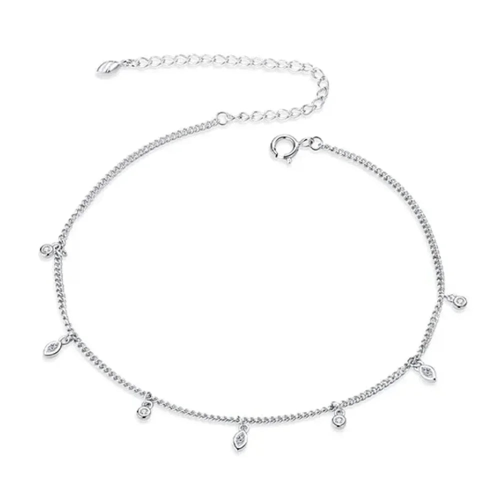 La Cheville à Grelots Minimaliste en Argent Sterling 925