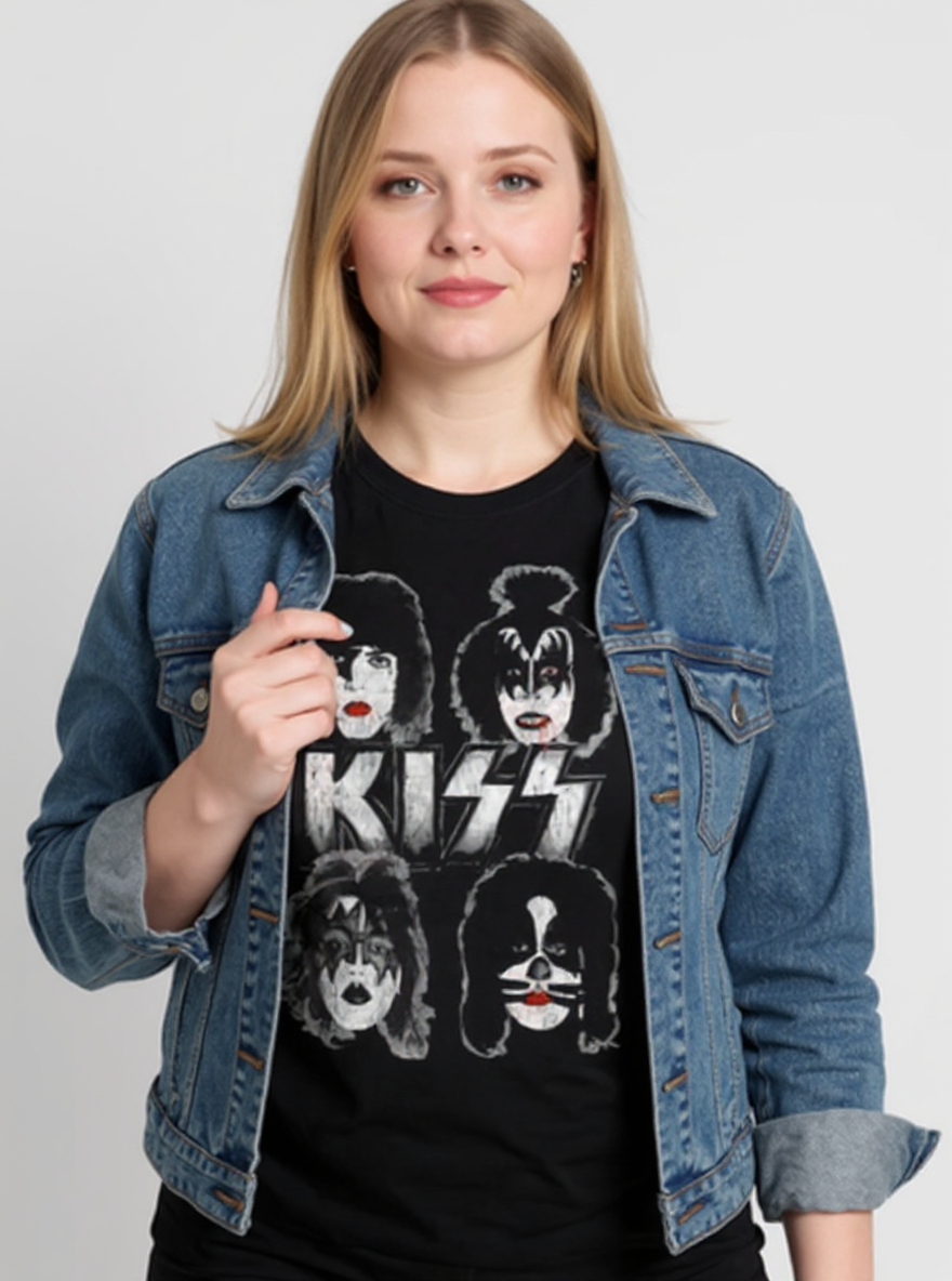 KISS Dynasty Cover Black T-Shirt