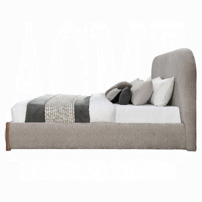 Lit de rangement Queen Orane - Gris