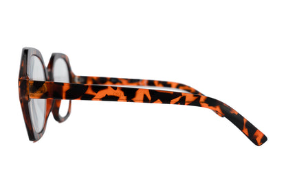 Boléro Saffron — Oversized Geometric Reading Glasses