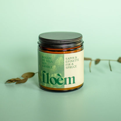 Bougie de soja Sapin & Épinette