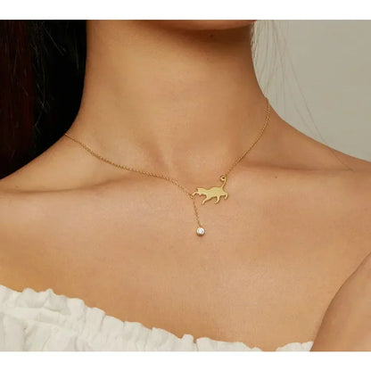 Breathtaking 925 Sterling Silver Cat Necklace | Elegant Pendant Collarbone Jewelry Scn232 In 3 Colors