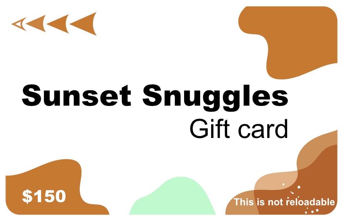 Sunset Snuggles Gift cards