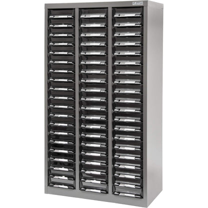 KPC-300 Parts Cabinet, Galvanized Steel, 60 Drawers, 21-3/10" x 10-2/5" x 36-9/10", Grey