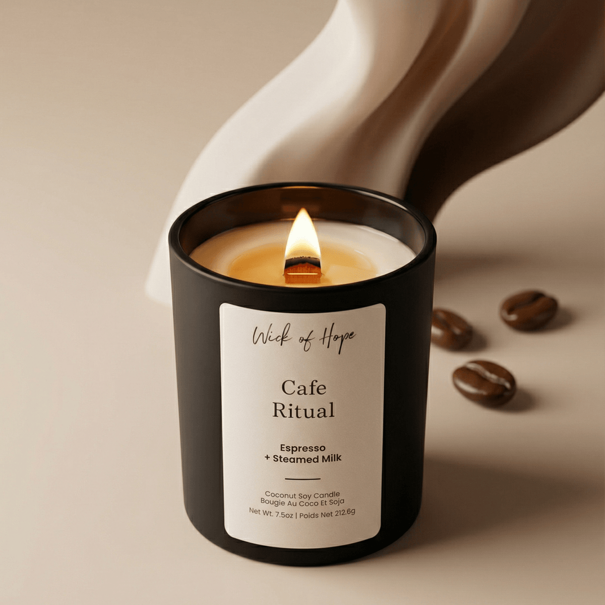 Bougie Rituel Café | Espresso + Lait chaud