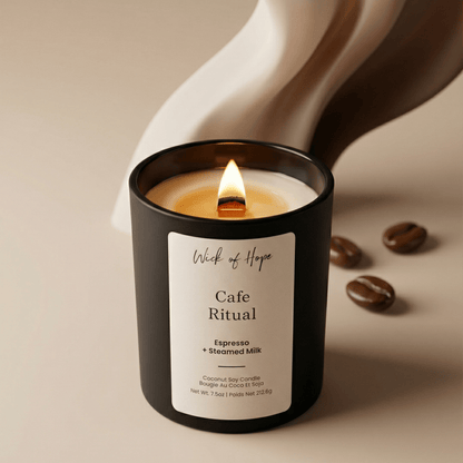 Bougie Rituel Café | Espresso + Lait chaud