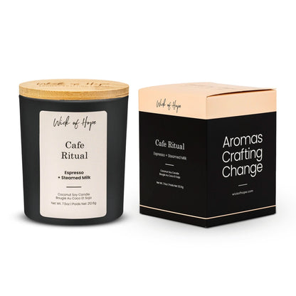 Bougie Rituel Café | Espresso + Lait chaud