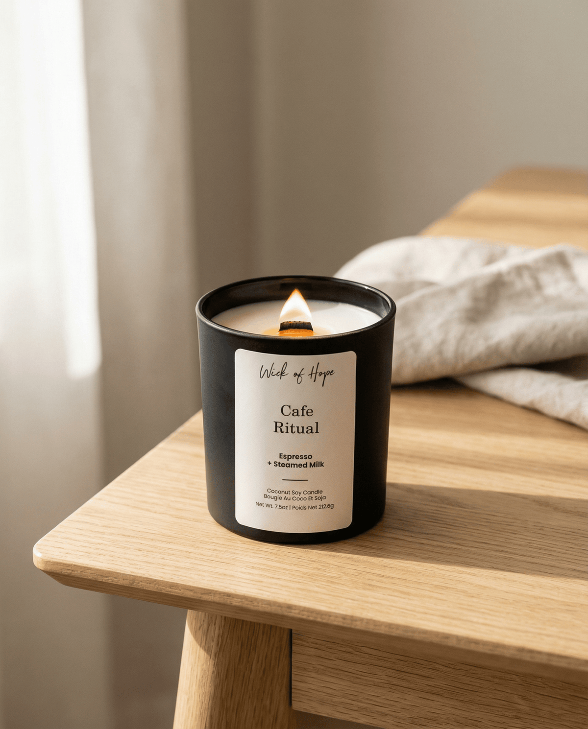 Bougie Rituel Café | Espresso + Lait chaud