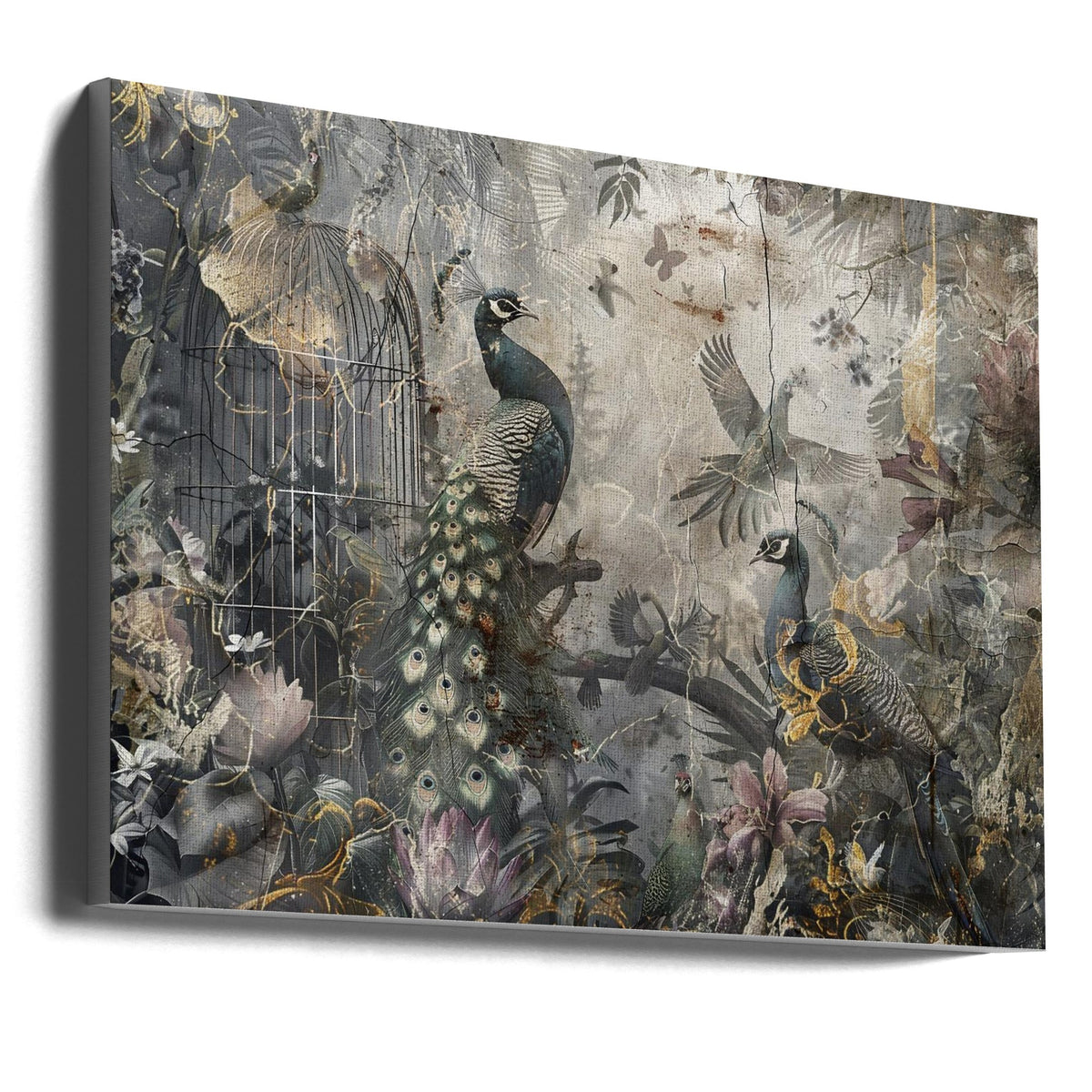 Décoration murale Oiseau Oiseaux Animal Illustration vintage Décoration murale 17