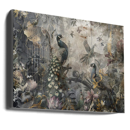 Décoration murale Oiseau Oiseaux Animal Illustration vintage Décoration murale 17