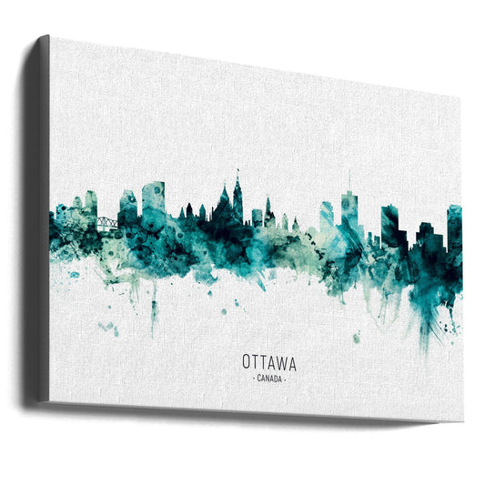 Art mural Ottawa Canada Ligne d'horizon