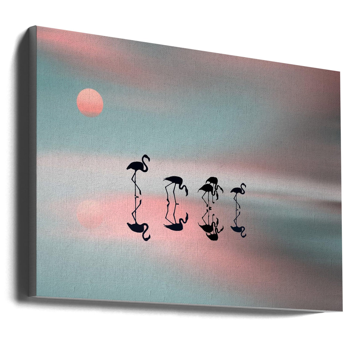 Wal Art Family flamingos.