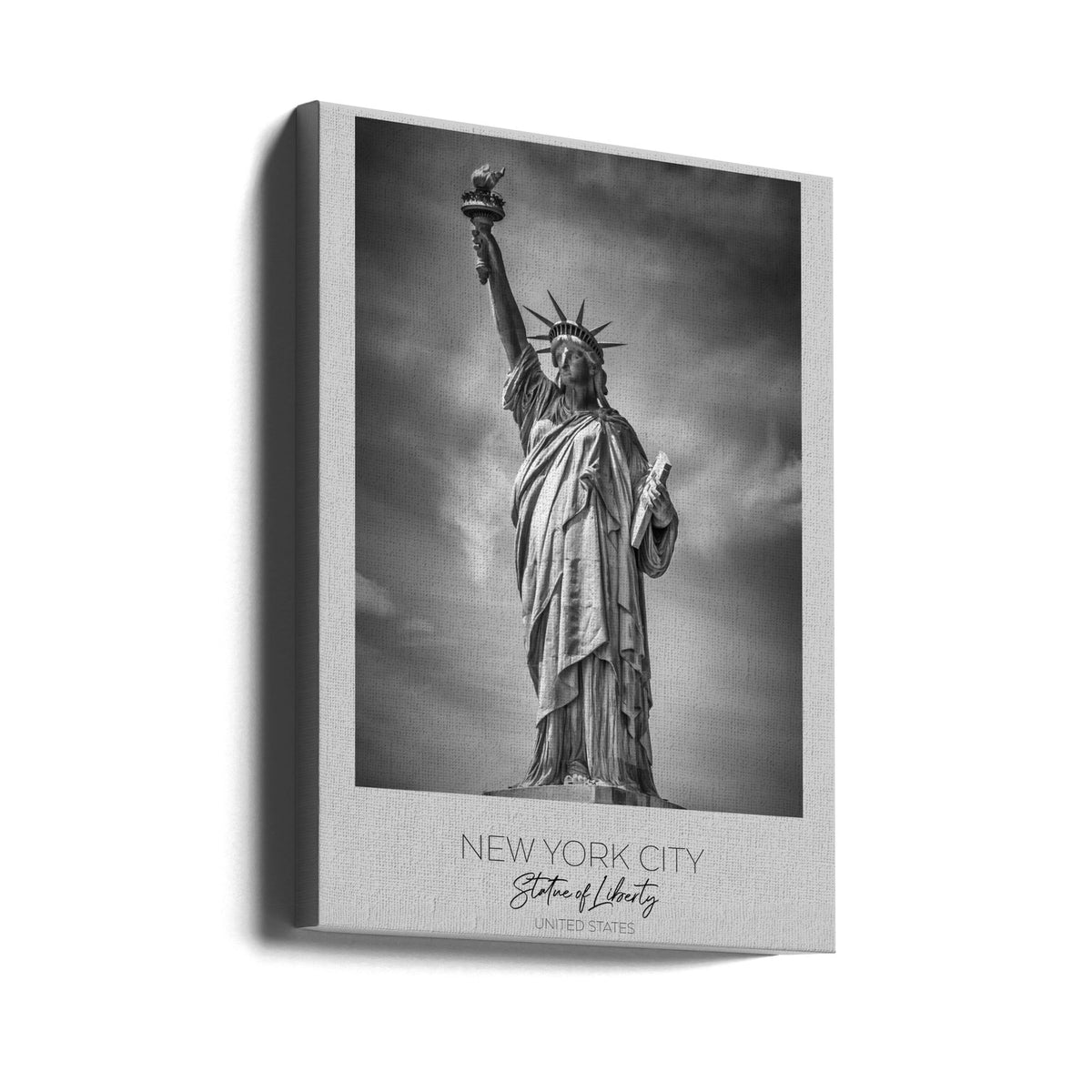 Black and White Statue of Liberty Canvas Wall Art | NEW YORK CITY Statue of Liberty