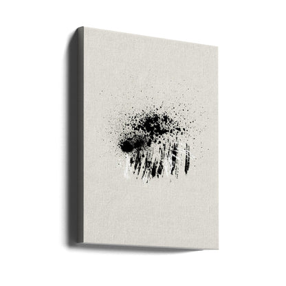 Wall art Brush splatters #3