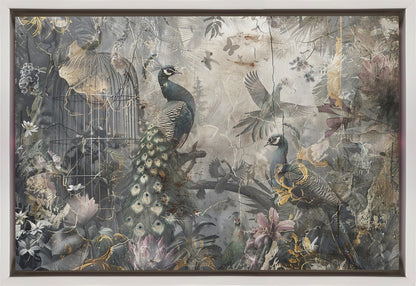 Décoration murale Oiseau Oiseaux Animal Illustration vintage Décoration murale 17