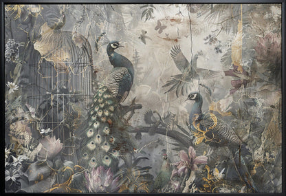 Décoration murale Oiseau Oiseaux Animal Illustration vintage Décoration murale 17