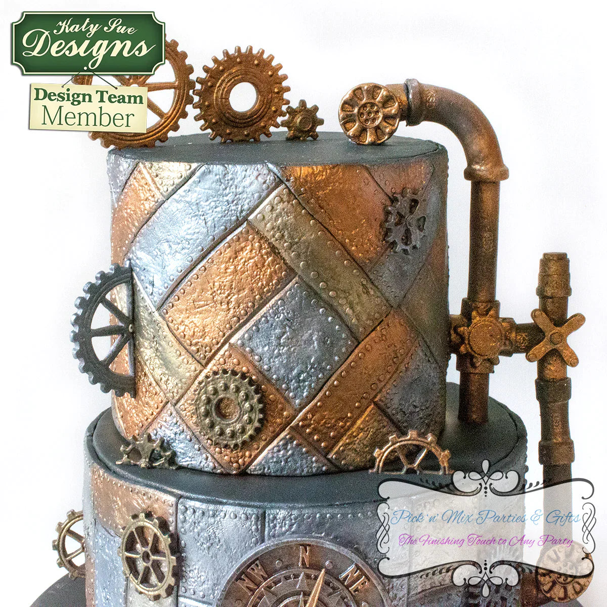 Distressed Cogs Silicone Mould