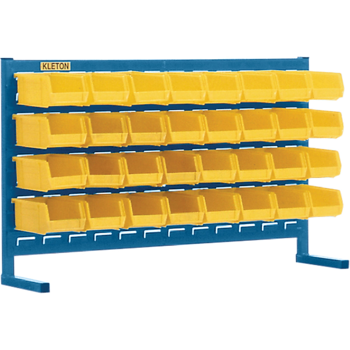 Panneau à bacs à persiennes, 32 bacs, 36" L x 8-1/4" P x 22" H