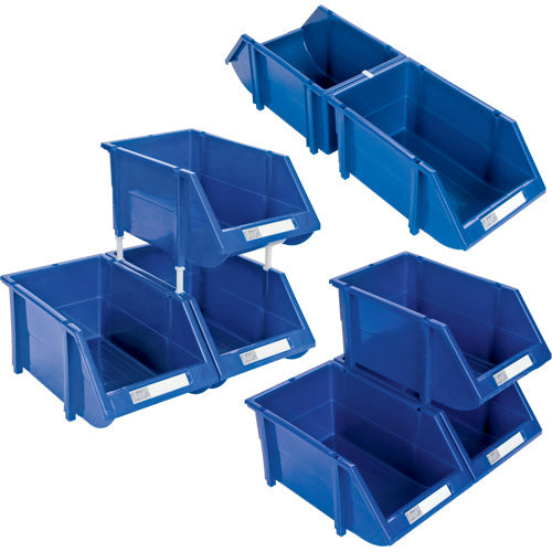 Stack & Hang Bin, 7-7/8" W x 7" H x 17-11/16" D, Red